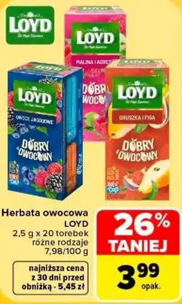 Carrefour Herbata owocowa LOYD oferta