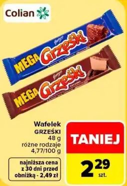 Carrefour Wafelek GRZEŚKI oferta