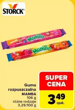 Carrefour Guma rozpuszczalna MAMBA oferta
