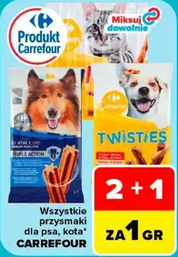Carrefour Przysmaki dla psa, kota oferta