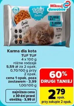 Carrefour Karma dla kota TUF TUF oferta