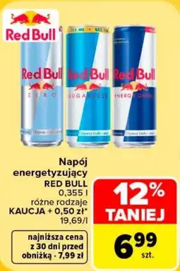 Carrefour Napój energetyzujący RED BULL oferta