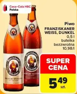 Carrefour Piwo Franziskaner Weiss, Dunkel oferta