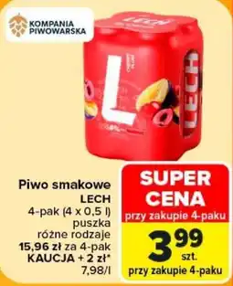 Carrefour Piwo smakowe LECH oferta