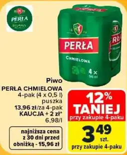 Carrefour Piwo PERŁA CHMIELOWA oferta