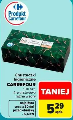 Carrefour Chusteczki higieniczne CARREFOUR oferta