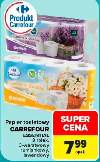 Carrefour Papier toaletowy CARREFOUR ESSENTIAL oferta
