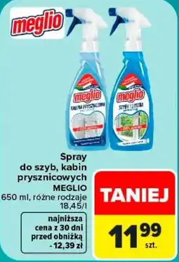 Carrefour Spray do szyb, kabin prysznicowych MEGLIO oferta