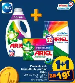 Carrefour Proszek, żel, kapsułki do prania* ARIEL oferta