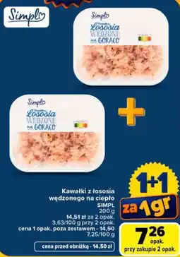 Carrefour Kawałki z łososia wędzonego na ciepło SIMPL oferta