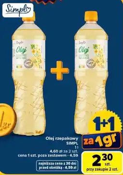 Carrefour Olej rzepakowy SIMPL oferta