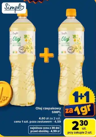 Olej rzepakowy SIMPL