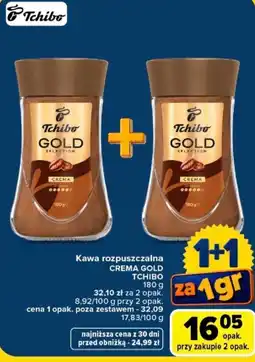 Carrefour Kawa rozpuszczalna CREMA GOLD TCHIBO oferta