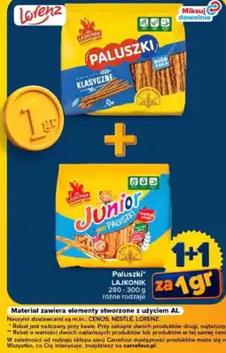 Carrefour Paluszki Lajkonik Junior oferta