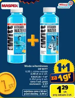 Carrefour Woda witaminowa DR WITT oferta
