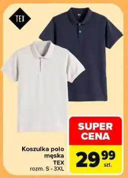 Carrefour Koszulka polo męska oferta