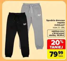 Carrefour Spodnie dresowe męskie oferta