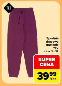 Carrefour Spodnie dresowe damskie oferta