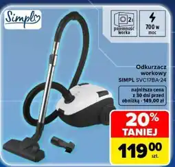 Carrefour Odkurzacz workowy oferta