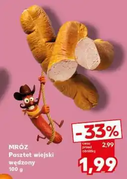 Kaufland MRÓZ Pasztet wiejski wędzony oferta