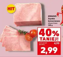 Kaufland KRAKUS Szynka konserwowa eksportowa 100 g oferta