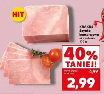 Kaufland KRAKUS Szynka konserwowa eksportowa 100 g oferta