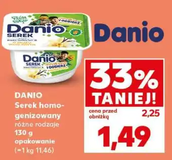 Kaufland DANIO Serek homogenizowany oferta