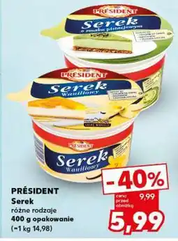 Kaufland PRÉSIDENT Serek oferta