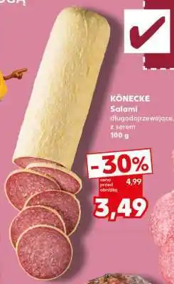 Kaufland KÖNECKE Salami długodojrzewające, z serem 100 g oferta