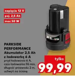 Kaufland PARKSIDE PERFORMANCE Akumulator 2,5 Ah z ładowarką 6 A oferta