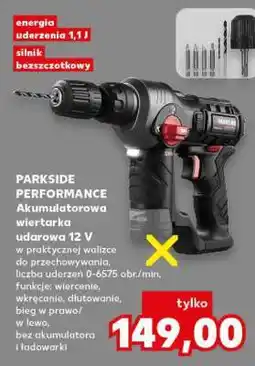 Kaufland PARKSIDE PERFORMANCE Akumulatorowa wiertarka udarowa 12 V oferta