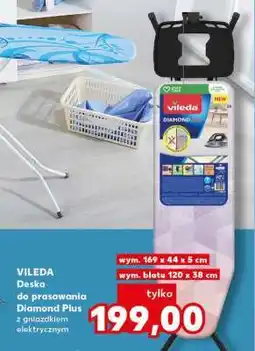 Kaufland VILEDA Deska do prasowania Diamond Plus z gniazdkiem elektrycznym oferta