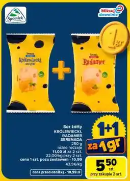 Carrefour Ser żółty KRÓLEWIECKI, RADAMER SERENADA oferta