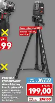 Kaufland PARKSIDE PERFORMANCE Akumulatorowy laser krzyżowy 4 V oferta