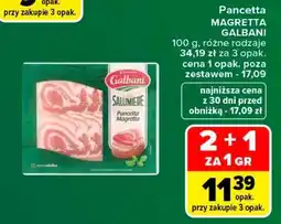 Carrefour Pancetta MAGRETTA GALBANI oferta