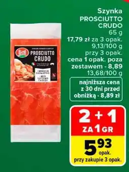 Carrefour Szynka Prosciutto Crudo oferta