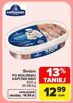 Carrefour Śledzie po wolińsku KAPITAN NAVI oferta