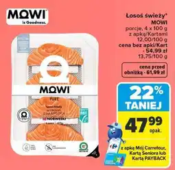 Carrefour Łosoś świeży oferta