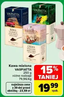 Carrefour Kawa mielona VASPIATTA oferta