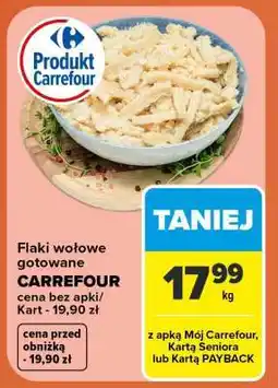 Carrefour Flaki wołowe gotowane CARREFOUR oferta