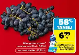 Carrefour Winogrona czarne oferta