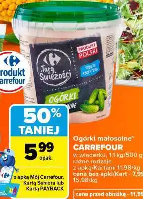 Ogórki małosolne CARREFOUR