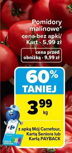 Carrefour Pomidory malinowe oferta
