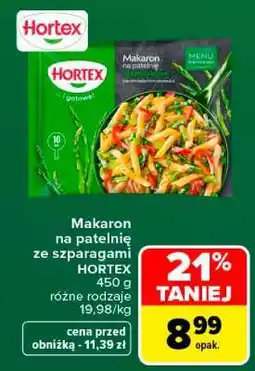Carrefour Makaron na patelnię ze szparagami oferta