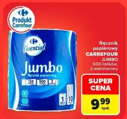 Carrefour Ręcznik papierowy Carrefour JUMBO oferta