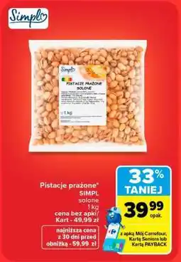 Carrefour Pistacje prażone oferta