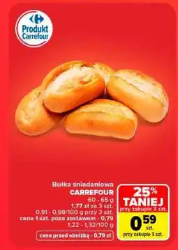 Carrefour Bułka śniadaniowa oferta