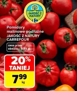 Carrefour Pomidory malinowe podłużne oferta