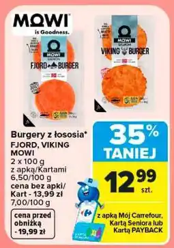 Carrefour Burgery z łososia oferta