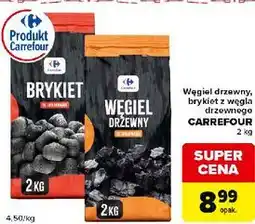 Carrefour Express Węgiel drzewny, brykiet z węgla drzewnego CARREFOUR oferta